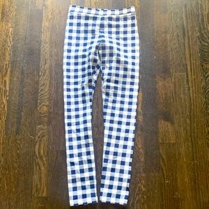 Crewcuts buffalo check leggings